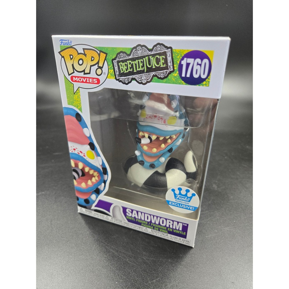 Funko Pop Movies Beetlejuice Sandworm 1760 Funko Exclusive Vinyl Figure